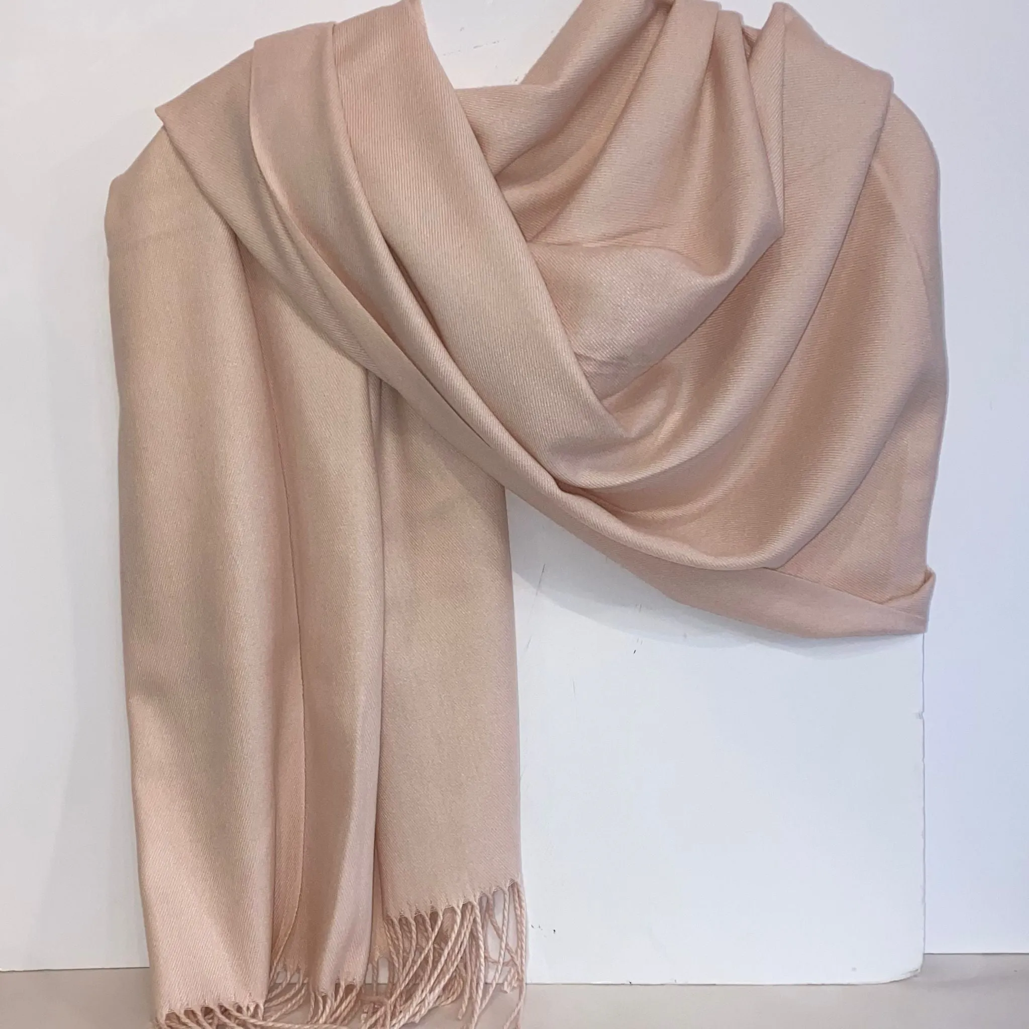 Aggie Cashmere Mix Wrap - Ballet