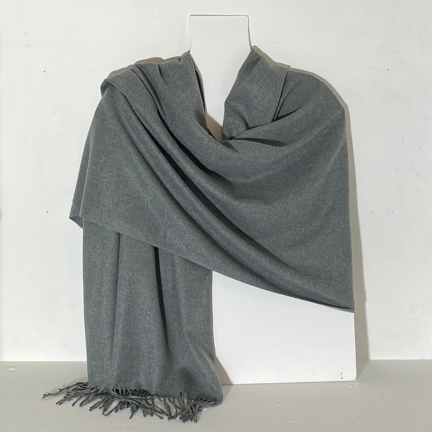 Aggie Cashmere Mix Wrap - Flannel