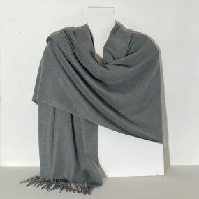 Aggie Cashmere Mix Wrap - Flannel