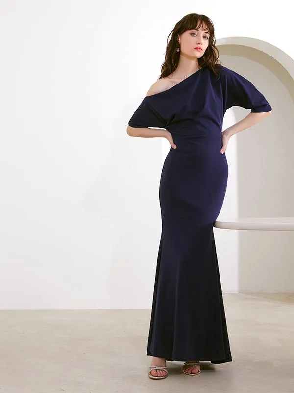 Aimee Navy Gown