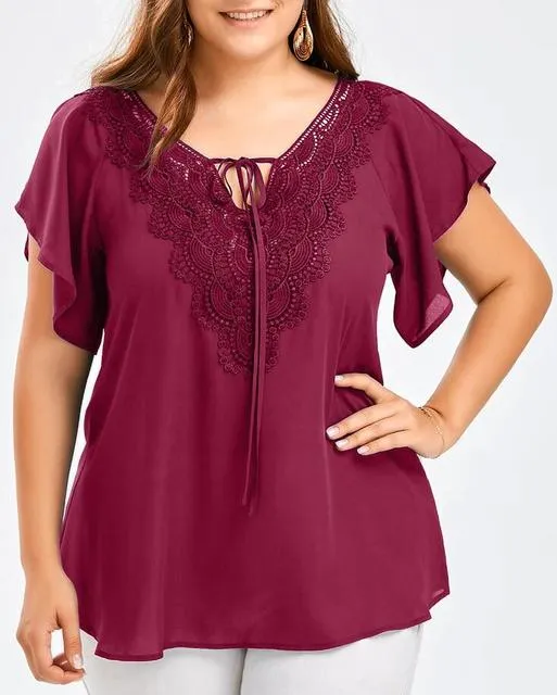 Amy Fashion - Chiffon Tops Women Blouses