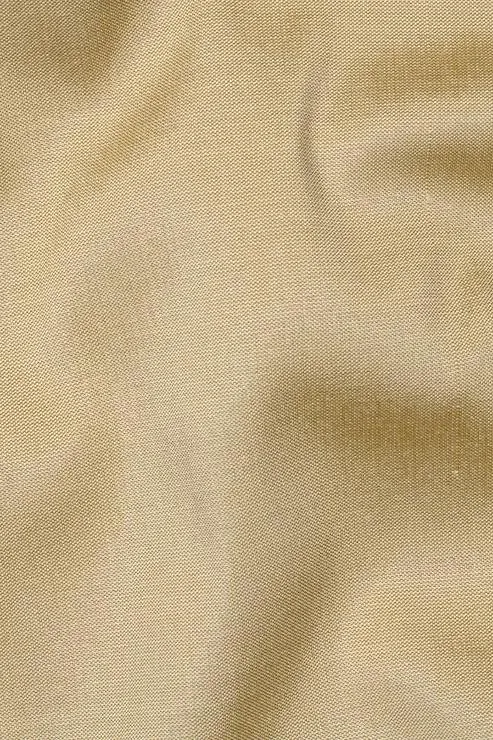 Antique Gold Silk Shantung 54" Fabric