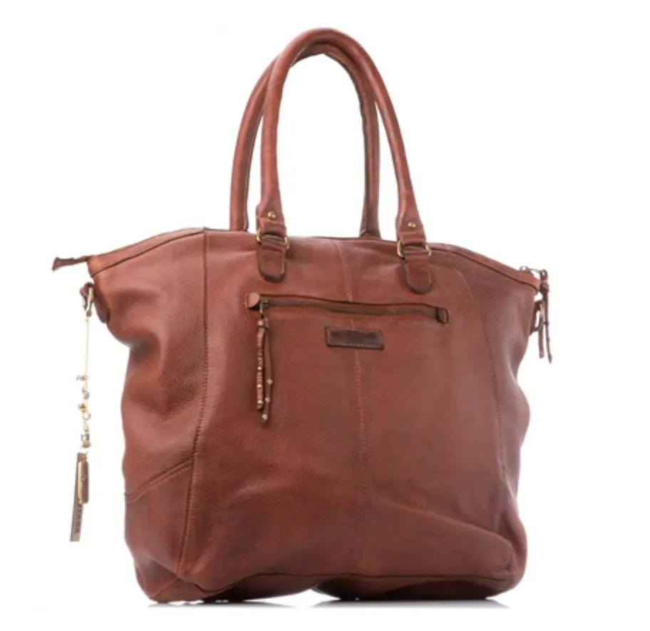 Arrow Tote in Cognac