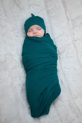 Baby Swaddle Set: Deep Teal