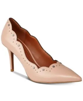 COACH - WAVERLY NUDE LEATHER PUMPS **FREE SHIPPING**