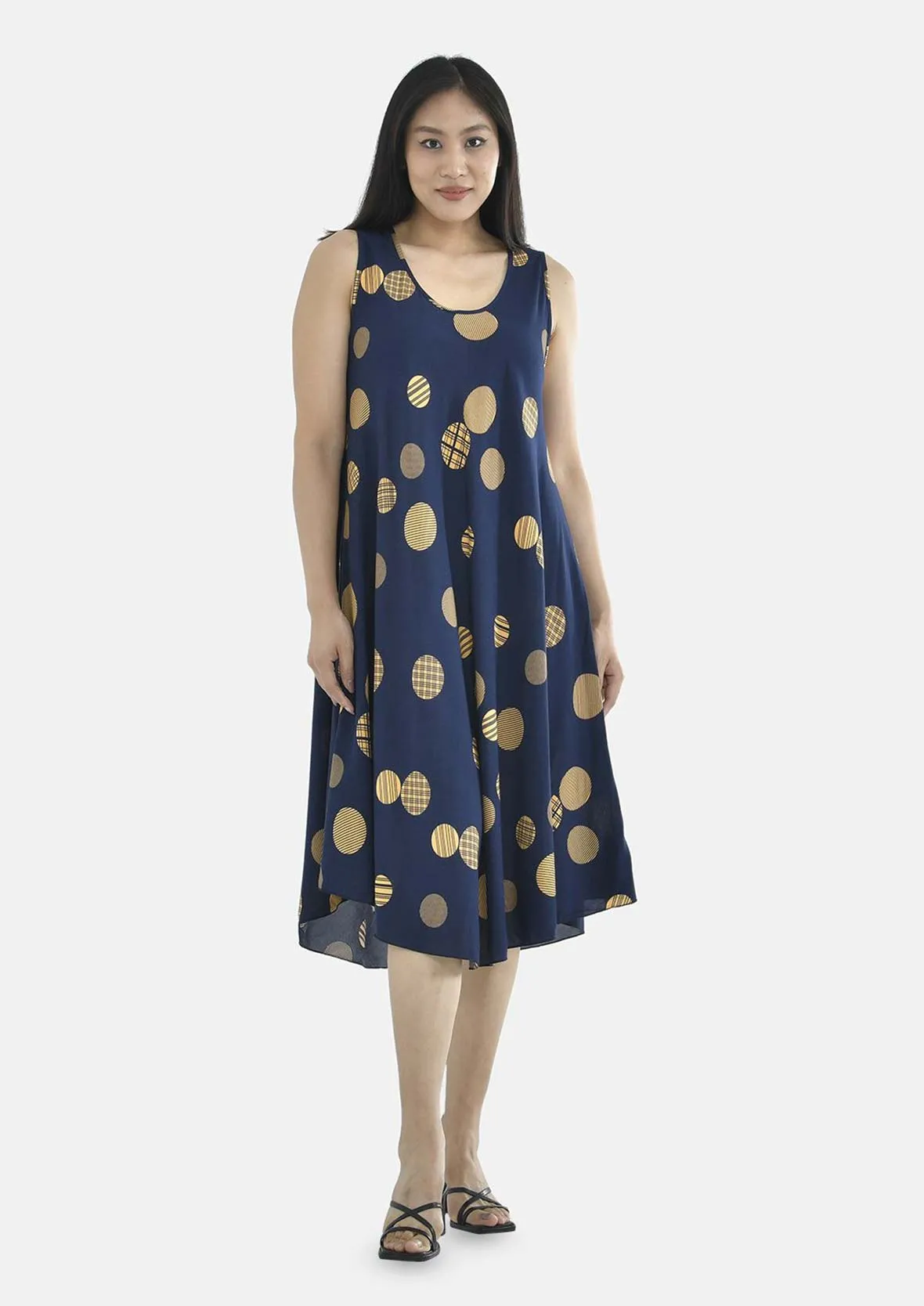 Flowy Midi Umbrella Dress