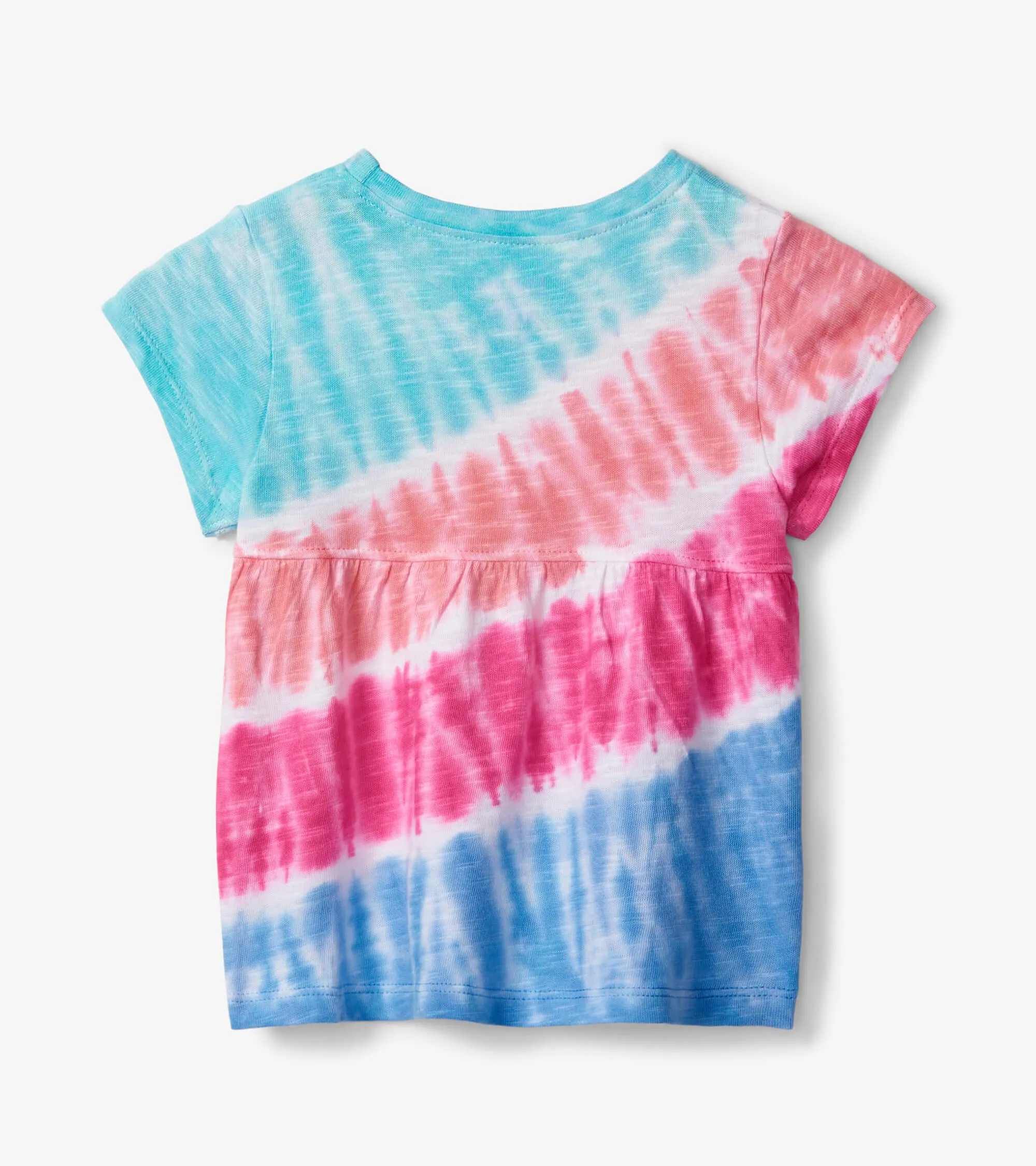 Hatley Baby Girls Summer Tie Dye Graphic T-Shirt