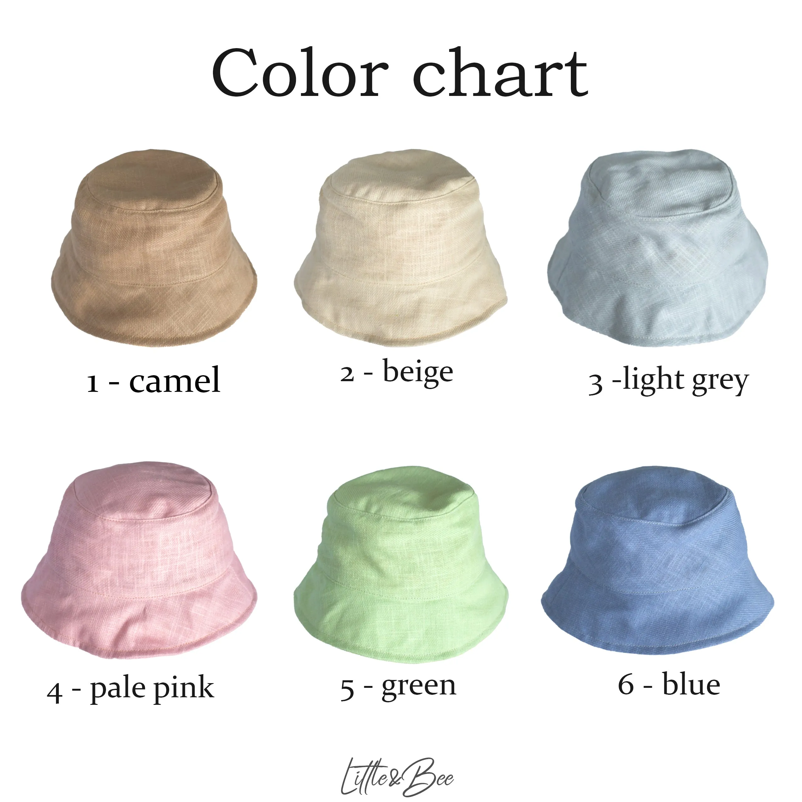 Linen Sun Hat for Kids