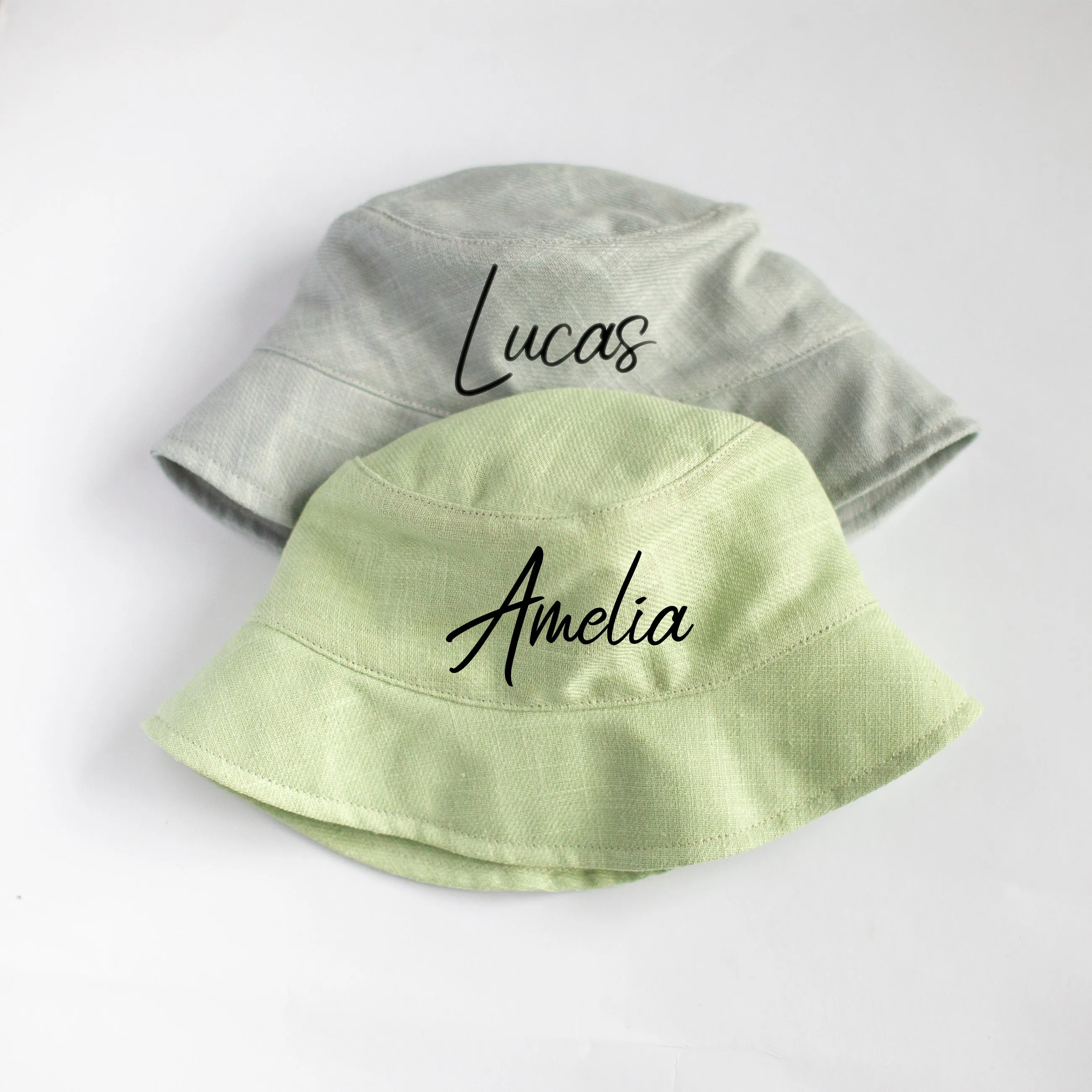 Linen Sun Hat for Kids