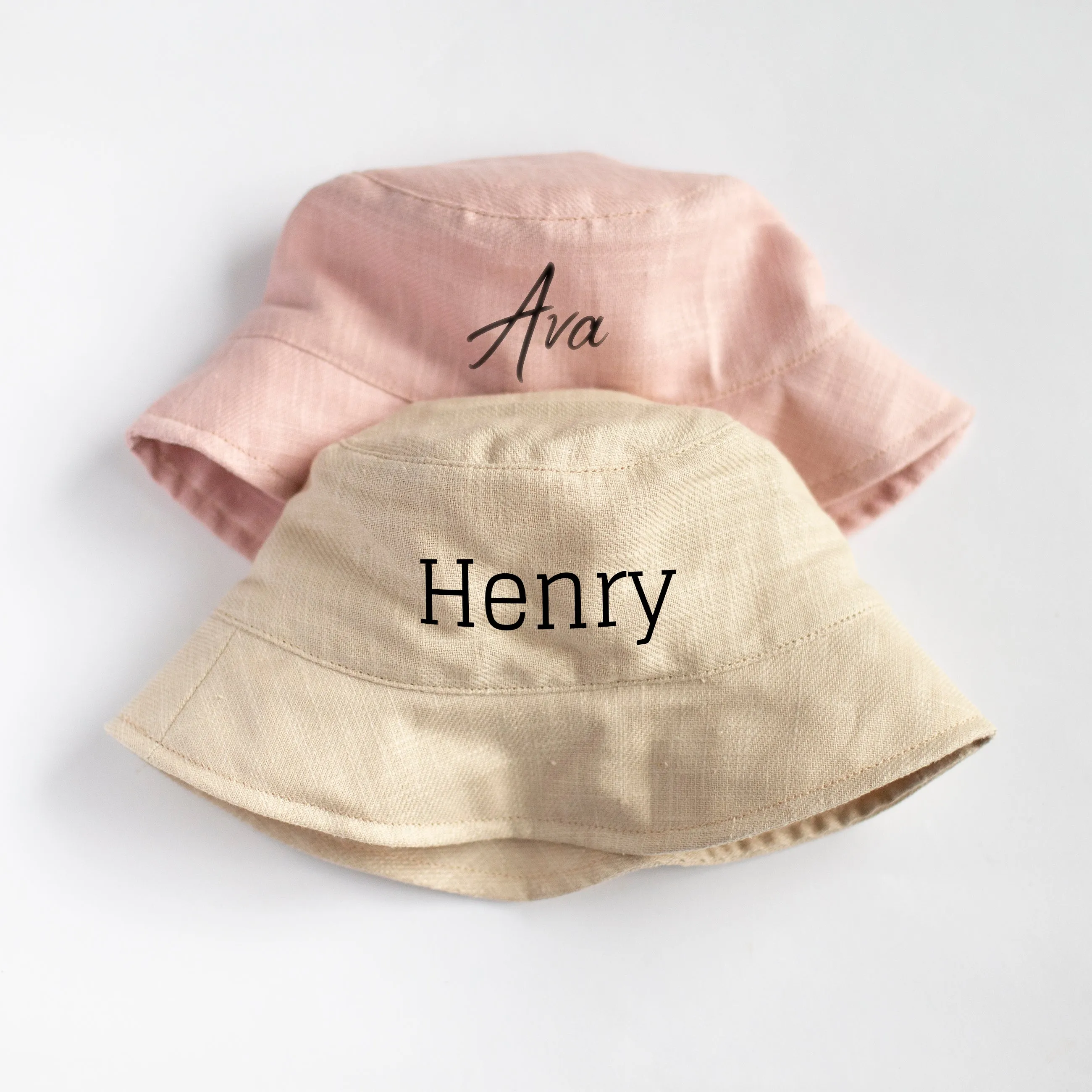 Linen Sun Hat for Kids