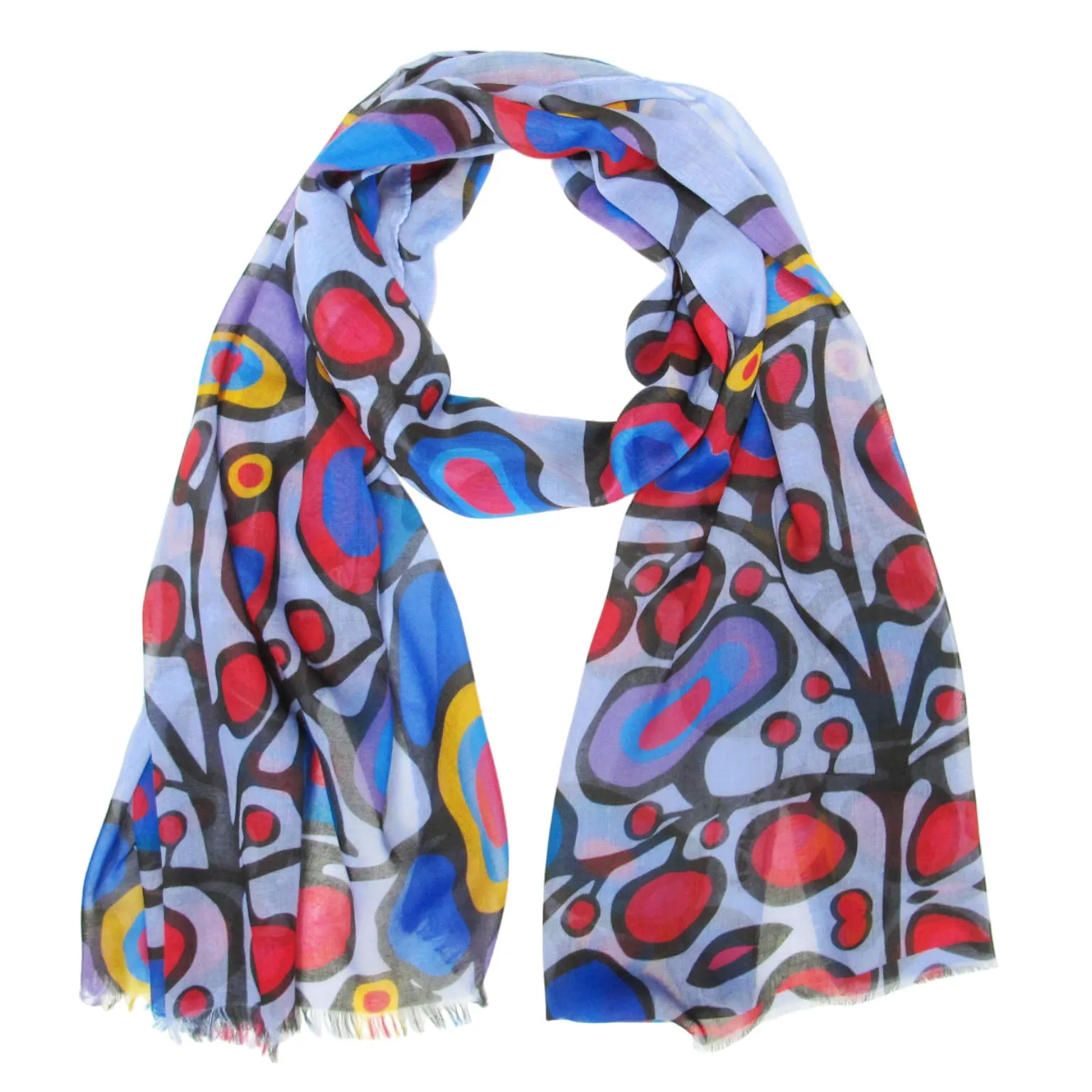 Norval Morrisseau Woodland Floral Eco-Scarf