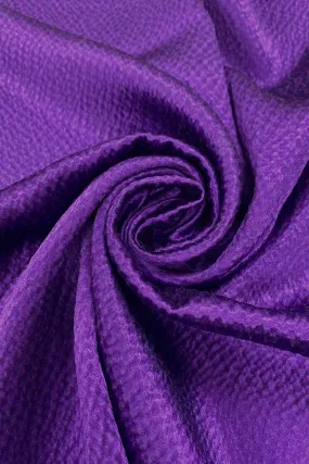 Purple Hammered Silk Satin