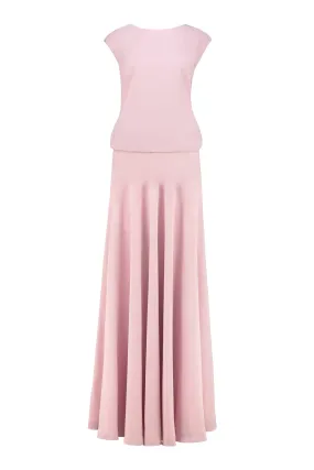 RESEDA PINK SILK GOWN