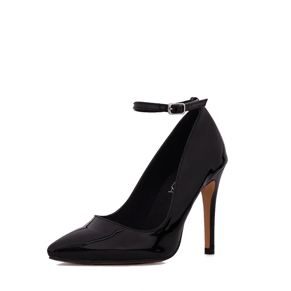 Sabrina noir - Talons stilettos - Personnalisable