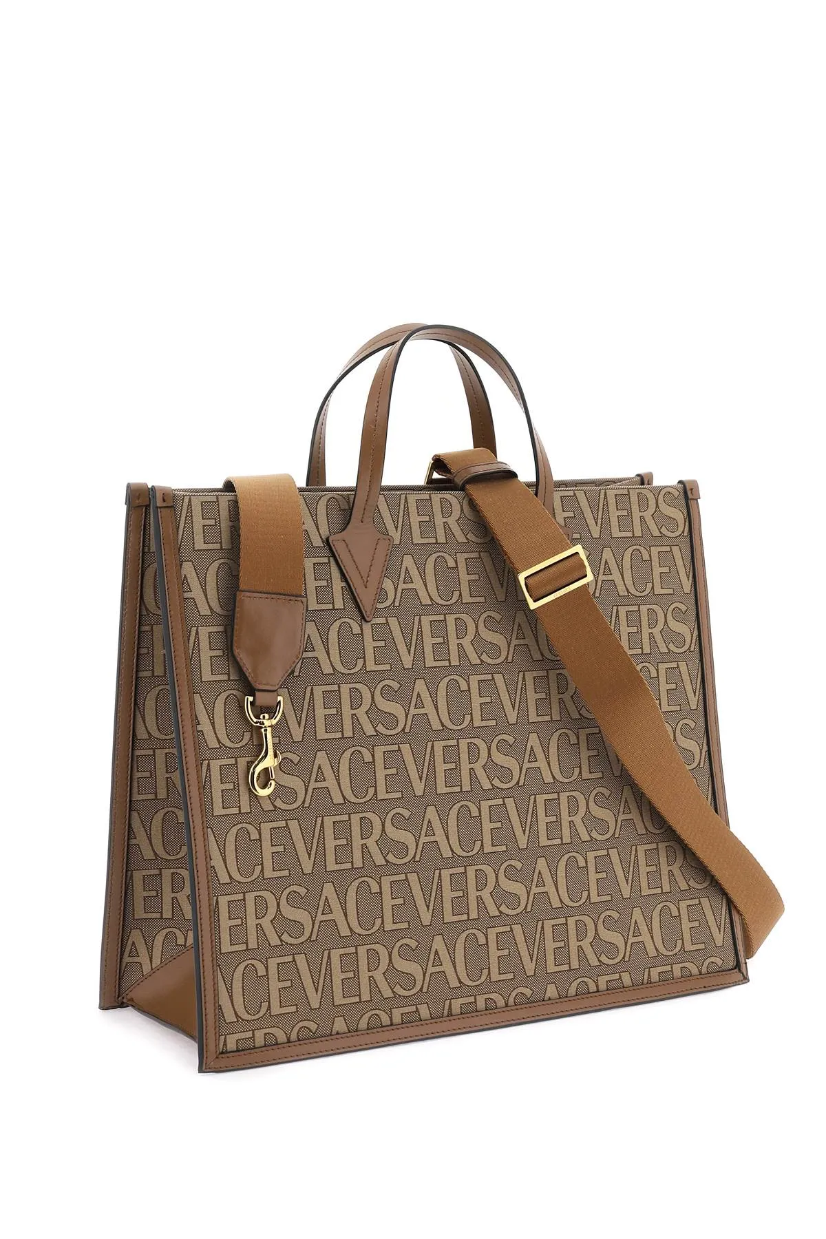 Versace versace allover shopper bag