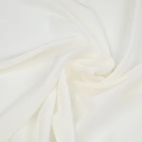 White Chiffon Silk Fabric 98865